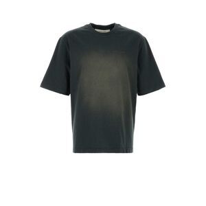 Golden Goose Deluxe Brand Men Charcoal Cotton T-Shirt